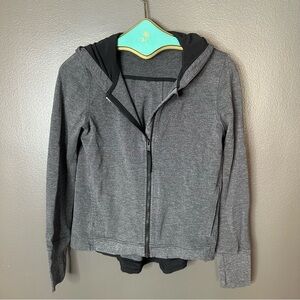 Lululemon Gray Zip-Up Hoodie